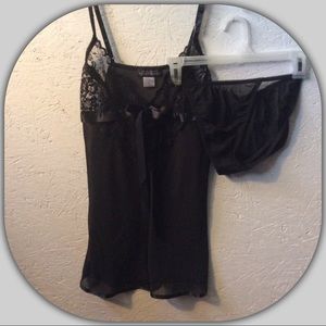 🌸New🌸Black Seductivewear (2 piece)Nitey